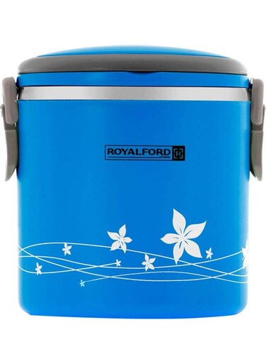 Stainless Steel Lunch Box 1.8L Multicolor Stainless Steel Inner 2 In 1 Lunch Box Blue