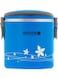 Stainless Steel Lunch Box 1.8L Multicolor Stainless Steel Inner 2 In 1 Lunch Box Blue