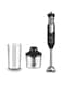 Midea Hand Blender with Stainless Steel Blade, 400W Powerful with DC Motor for Long Life &amp; Low Noise, Variable Speed for Soups-Smoothie, Turbo Speed for Heavy Duty Purposes, Ergonomic Design MJBH4001W