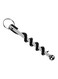 Stainless Steel Bottle Opener Silver/Black 3.3x6.8cm