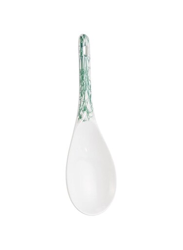 Royalford RF9895 Melamine Ware Rice Spoon - Cooking and Serving Spoon with Grip Handle   Broad Deep Bowl   Dinner Cutlery/Crockery Utensil - Ultra Stylish with Long Handle