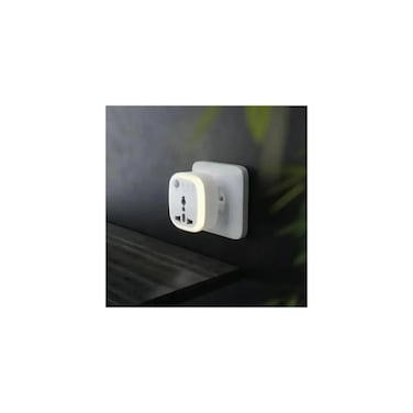 Universal EU Conversion Plug with Timer &amp; LED Light &ndash; 2450W, 10A Safety Adapter