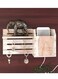 Twist Teak Wood Hand Crafted Mobile and Key Holder