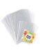 [55 Piece] 12 x 18 inches Clear Treat Bags - Plastic Cellophane Flat Bags for Food Storage, Desserts, Valentine Chocolates Sweets