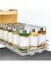 Lynk Professional Slide Out Spice Rack Pull Out Cabinet Organizer 6-1/4 Inch Wide, Chrome