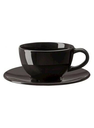 Cup And Saucer Black
