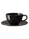 Cup And Saucer Black