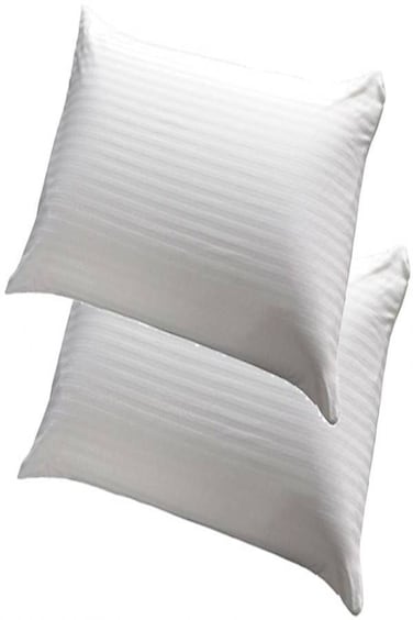 Station Soft Stripe Hotel Pillow 1 Kg Pack Of 2 Pieces Size 50 X 75 Cm P42