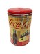 The Tin Box Company Distress Printed - Coca Cola Round Lock Top Lid with Clasp and Lock