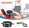 Sandwich Toaster Burger Maker, Panini Press with Egg Rings and Timer, Efficient Non-Stick Heating Plates, for Hamburgers, Waffles Snacks  Burger Sandwich Maker