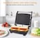 4 Slice Contact Grill Maker &amp; Panini Press - Non-Stick Stainless Steel Sandwich Maker with Cool Touch Handles   Power On &amp; Ready Indicator, Overheat Protection for Grill, Sandwich, Wrap