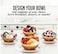 Dual Waffle Maker &amp; Ice Cream Cone Maker - Non-Stick Electric Belgian Waffle Maker with Cool Touch Handle   Ice Cream Cone Maker, Waffle, Dessert, Snacks, Biscuit
