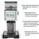 Dealio Electric Coffee Grinder with 31 Adjustable Settings, Bluetooth Scale, 100g Capacity Jug – 180W Precision Grinding  Coffee Grinder - Programmable, Automatic, Brushed Stainless Steel