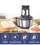 Electric Meat Grinder Food Chopper 3L Stainless Steel Food Chopper for Meat, Vegetables, Fruits, and Nuts   4 Sharp Blades, High-Performance Meat Blender