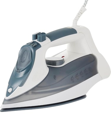 Ceramic Steam Iron 2200W &ndash; High-Powered Iron for Fast, Efficient Wrinkle Removal   Non-Stick Ceramic Soleplate for Smooth Gliding