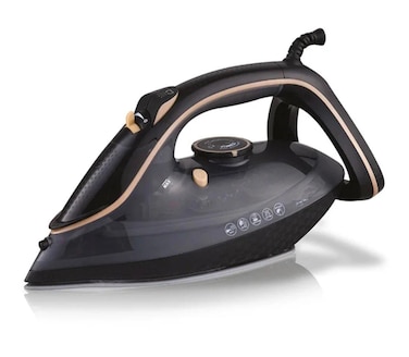 Powerful Ceramic Steam Iron 350ml &ndash; Non-Stick Coating Ceramic Soleplate, Self-Cleaning Function, Anti-Drip Technology, Adjustable Thermostat Control