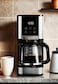Coffee Maker 1.5L 12 Cups - 24H Programmable, Drip Stop Mechanism, LCD Display, Stainless Steel, 1000W - Perfect Coffee Machine for Home or Office