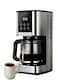 Coffee Maker 1.5L 12 Cups - 24H Programmable, Drip Stop Mechanism, LCD Display, Stainless Steel, 1000W - Perfect Coffee Machine for Home or Office