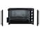 Electric Oven with Rotisserie, Convection, 60L Capacity, 2200W - Stainless Steel Heating Elements, 60-Minute Timer, Heat-Resistant Tempered Glass Window, Indoor Cooking Lamp  Golden