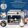 Espresso Machine for Home - 20 Bar Pressure, Milk Frother &amp; Steam Wand, Double Cup Splitter, Fast Heating Cappuccino &amp; Latte Maker, Large Water Tank