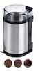 Multi-Purpose Electric Coffee Grinder - Stainless Steel Masala &amp; Food Grinding Tool, Black/Silver, Durable &amp; Efficient
