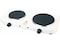 Applianco  Double Hot Plate Electric Stove 2500W  Portable Dual Burner Cooktop with Adjustable Temperature Control   Compact Stainless Steel for Kitchen, Dorm, Camping, & Travel Use