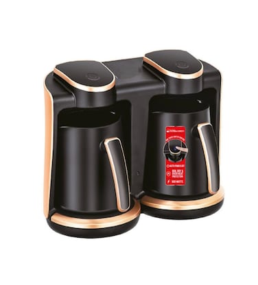 Turkish Coffee Maker 800W, Stainless Steel Heating Element, 500ml Capacity 8 Cups, Detachable Pot, Electric Coffee Machine for Arabic, Greek &amp; Turkish Coffee Auto Shut-Off