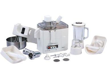 10 in 1 Food Processor &amp; Juicer Blender &ndash; Multi-Functional Smoothie Maker, Chopper, Grinder, Meat Mincer, Citrus Juicer   1.5L Jar, 2-Speed Pulse Function