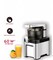 Electric Citrus Juicer  Heavy Duty 60W &ndash; Portable Fruit Squeezer with Anti-Drip Spout, Stainless Steel Handle Orange Lemon Lime Press for Fresh Cold Drinks &amp; Summer Juice