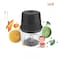 Cordless Mini Chopper Blender&ndash; 30W Motor, USB Rechargeable 1500mAh Battery, 0.3L Durable Glass Bowl, 3 Stainless Steel Blades, One-Speed Press Control for Juice, Garlic, Veggies &amp; Nuts