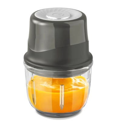 Cordless Mini Chopper Blender&ndash; 30W Motor, USB Rechargeable 1500mAh Battery, 0.3L Durable Glass Bowl, 3 Stainless Steel Blades, One-Speed Press Control for Juice, Garlic, Veggies &amp; Nuts