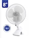 3 in 1 Clip Fan, Desk Fan &amp; Wall Fan &ndash; 2 Speed Control, Sturdy Grip Clamp, Wall Mountable Cooling Fan for Home, Office &amp; Travel &ndash; Compact &amp; Versatile Air Circulation for Summer Breeze