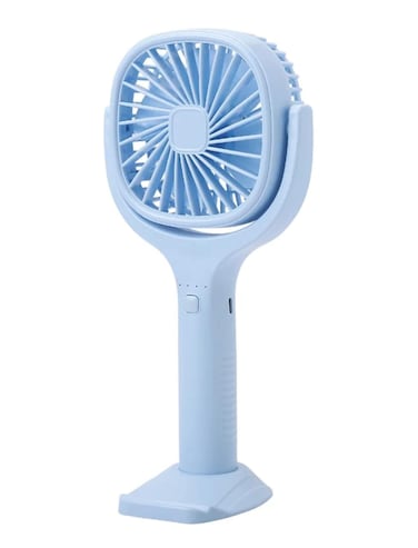 Rechargeable Handheld Fan with Mobile Holder   3 Speed Personal Mini Fan   Up to 4.5 Hours Working   USB Rechargeable via Laptop, Phone Charger &amp; Power Bank
