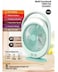 Multifunction Rechargeable Table Fan 6-Inch with LED Light   USB Charging   3-Speed Control   Up to 20 Hours Working   Portable Mini Fan for Travel, Car, Office
