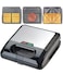 3 in 1 Sandwich Maker Waffle Grill Toaster   Non-Stick Breakfast Snack Maker   Interchangeable Plates for Sandwiches, Waffles &amp; Grilled Foods   Compact Electric Kitchen Appliance