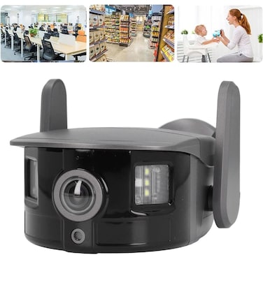 5MP Ultra HD Surveillance Camera Security Camera Waterproof WiFi Security Camera with Human Detection, 2.4G WiFi, Night Vision, and Motion Alerts