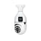Wireless Smart Camera 360 Degree WIFI Dual Lens Light Bulb Security Camera with Motion Detection and Two Way Audio System Surveillance Camera