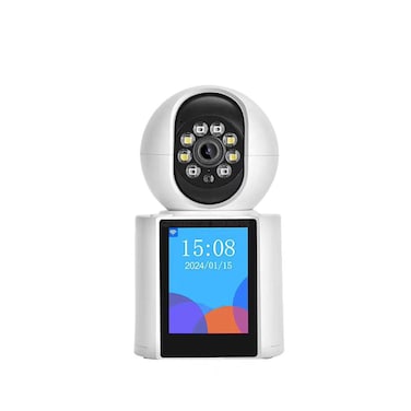 Indoor Wireless Security Camera 2 in 1 Video Call &amp; Monitor 1080P 350&deg; Full HD WIFI Video Calling, Night Vision Smart Motion Detection, Two Way Video Calling