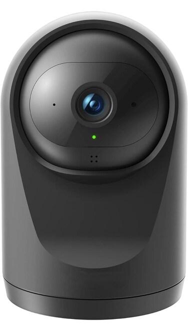 Compact Full HD Pan and Tilt Wi-Fi Camera, Auto Motion Tracking Works With Google Assistant And Alexa, Surveillance Camera, Mini CC Camera Black