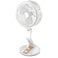 Portable Rechargeable Fan with LED Light &ndash; 3 Speed Settings, 8 Hours Working Time, 180&deg; Rotating Flexible Neck, Quiet USB Desk Fan