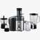 4 in 1 Slow Juicer Machine &ndash; Cold Press Juicer, Blender, Citrus Press &amp; Food Processor with Powerful Motor High-Efficiency Extractor for Fruits &amp; Vegetables, Easy to Clean