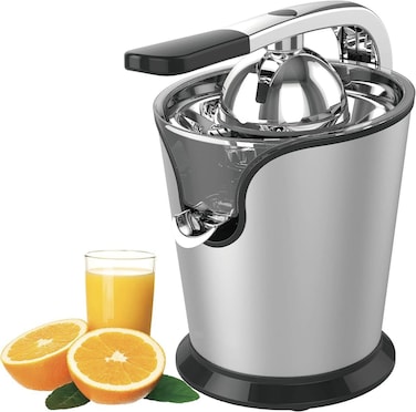 Heavy Duty Citrus Juicer with Stainless Steel Filter &amp; Copper Motor &ndash; 2 Fin Cones for Lemon, Orange, Fruit Juice &ndash; Durable Handle for Easy Summer Juicing