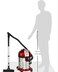 Wet and Dry Drum Vacuum Cleaner with Cyclone System 20L &ndash; Washable HEPA Filter &ndash; Includes Floor Nozzle, Upholstery Tool, Suction and Dusting Nozzles  For Home, Car Cleaning, Outdoor