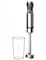 Homotronics Hand Blender 1200W Heavy Duty Adjustable Speed, Titanium Blade, LED Light, 800ml Measuring Cup – Powerful Stick Blender for Smoothies, Soups