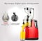 Slow Masticating Juicer &ndash; Cold Press Juicer with Extra Wide Feed Chute, High Juice Yield, Quiet Motor, BPA-Free for Fruits &amp; Vegetables for Summer Juice