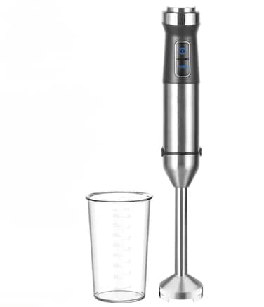 Hand Blender Heavy Duty 1200W&ndash; Adjustable Speed Immersion Blender with Titanium Blade &amp; LED Light &ndash; Powerful Hand Mixer for Smoothies, Soups, Sauces, Purees &amp; Baby Food