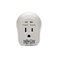 Tripp Lite 1 Outlet Portable Surge Protector Power Strip (Spikecube) (International Version)