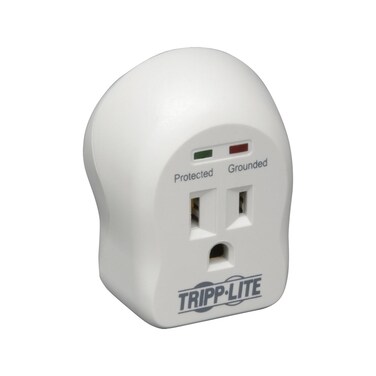 Tripp Lite 1 Outlet Portable Surge Protector Power Strip (Spikecube) (International Version)