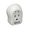 Tripp Lite 1 Outlet Portable Surge Protector Power Strip (Spikecube) (International Version)