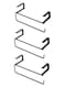 3 Piece Kitchen Towel And Utensil Rack